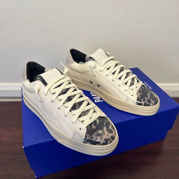 Women’s P448 leather sneakers in beige size 6-6,5 / EU36 new - Picture 6 of 16